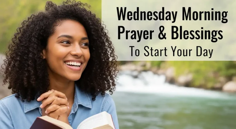 Wednesday Morning Prayer & Blessings To Start Your Day
