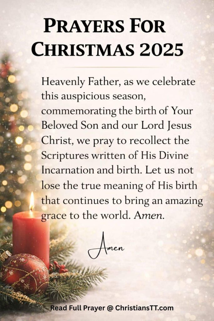 Prayers For Christmas 2025