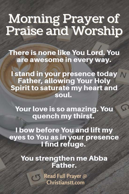 Morning Prayer of Praise and Worship