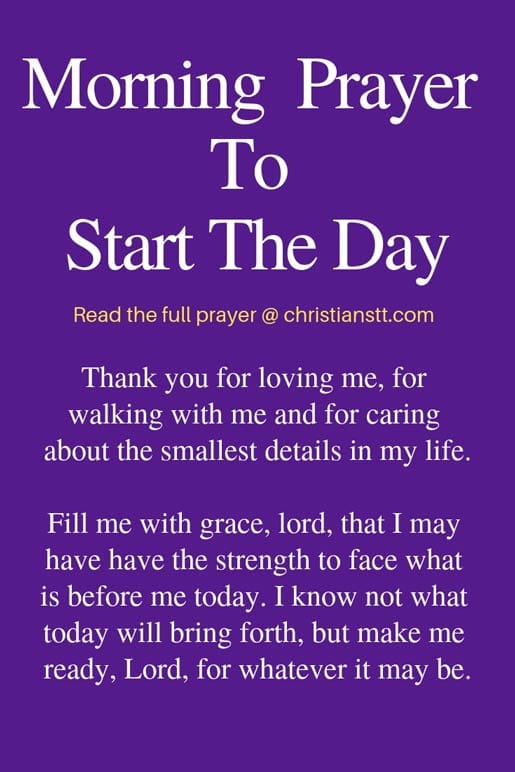 Uplifting Morning Prayers to Start the Day pin
