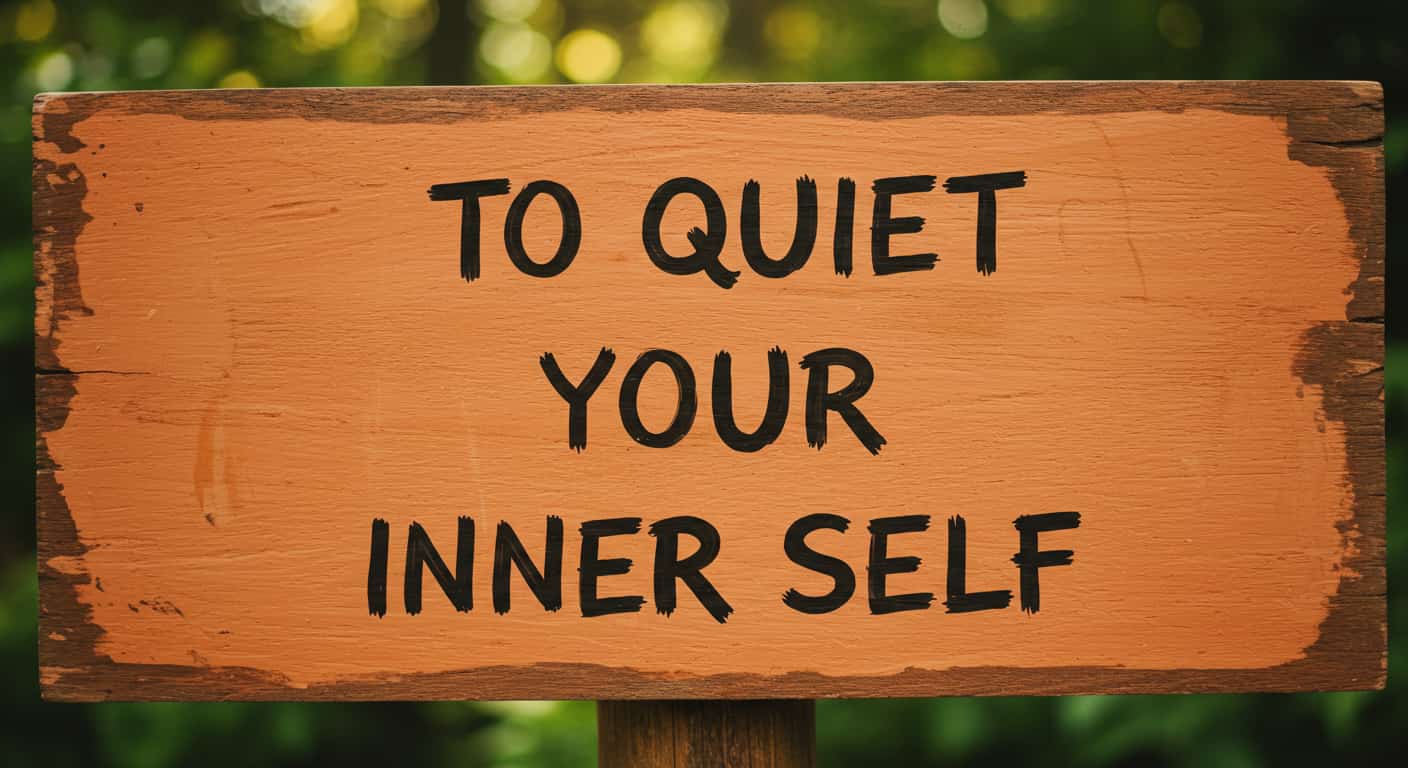 Prayer To Quiet Your Inner Self