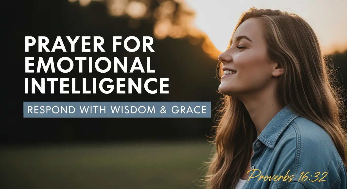 Prayer for Emotional Intelligence - Responding With Wisdom
